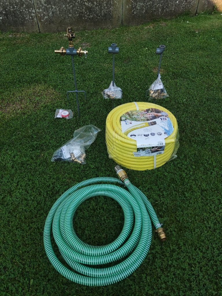 Besproeingset (aanzuigslang, persslang, sproeiers, etc.), Marina, Marina, Sectorsproeier, Nieuw
