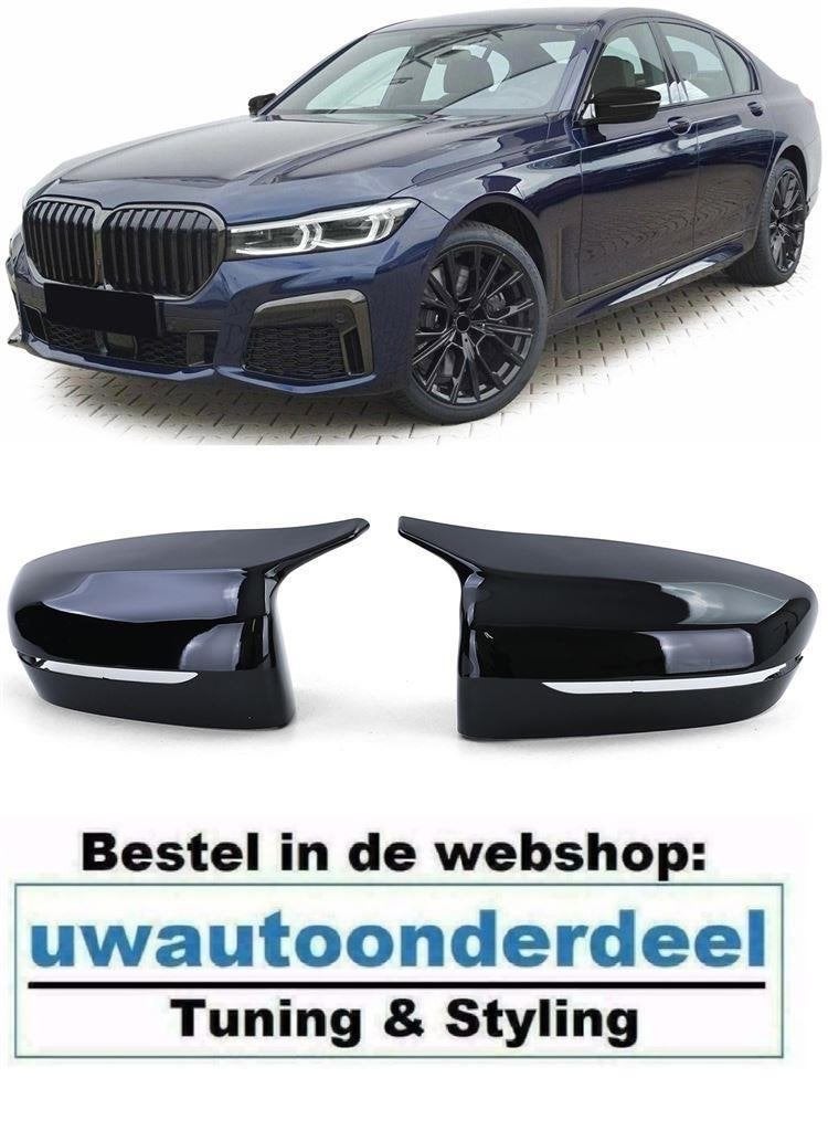 Zwart Spiegel Spiegelkappen Evo Look Voor Bmw 7 Serie G11 G1, Verzenden, Automotive Parts, A.parts@hotmail.nl, Trasmolenlaan 12 3447 GZ Woerden