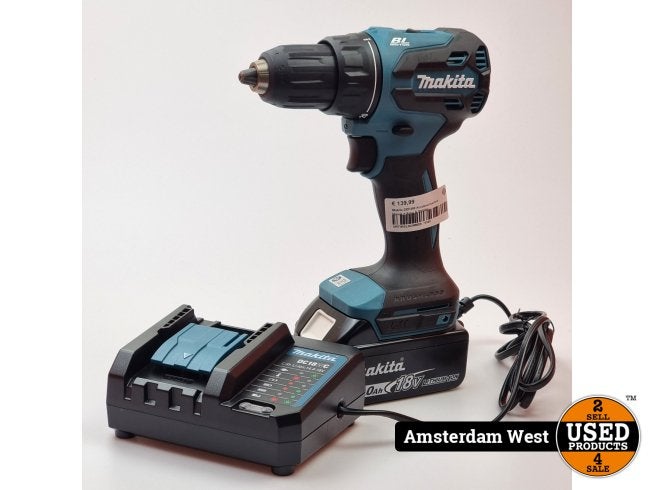 Makita DDF490 Accuboormachine | Nieuw + Accu + Oplader, Doe-het-zelf en Verbouw, Gereedschap | Boormachines, Makita, Nieuw, Support@makita.com