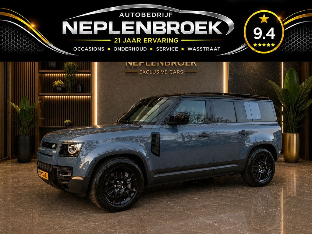 Land Rover Defender 110 3.0 P400 110 X-Dynamic S 5 Persoons, Auto's, Land Rover, Automaat, Gebruikt, Blauw, 2996 cc