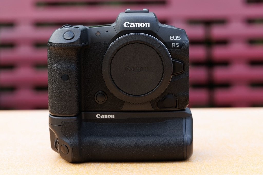 Canon EOS R5 inklusief Battery grip beide in z.g.s., Ophalen, Gebruikt, Bluetooth, Canon