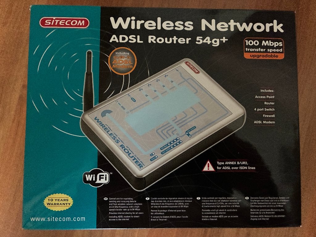 Sitecom Wireless Network ADSL /ISDN Router, Telecommunicatie, ISDN en ADSL, Ophalen of Verzenden, Nieuw, Modem