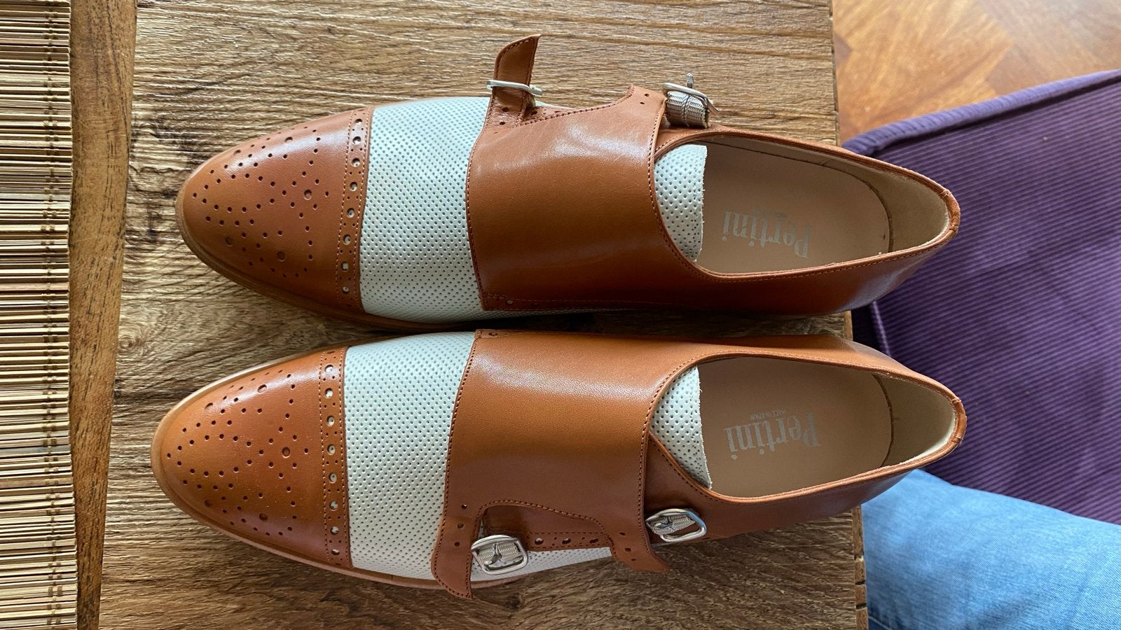 Pertini Monk Strap Schoenen - Nieuw in doos, maat 40, Ophalen of Verzenden, Nieuw, Bruin, Schoenen met lage hakken