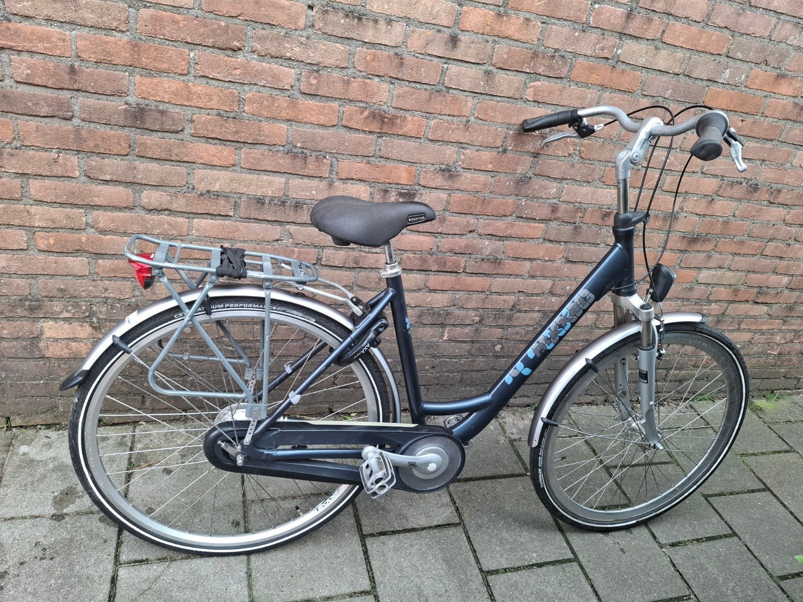 zeer nette en goede bikkel 28 inch framehoogte 51 (55), Gebruikt, Versnellingen, 50 tot 53 cm, Ophalen