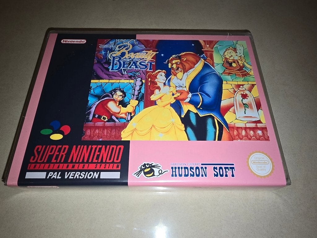 Disney's Beauty and the Beast SNES Game Case, Spelcomputers en Games, Avontuur en Actie, Verzenden, 1 speler, Zo goed als nieuw