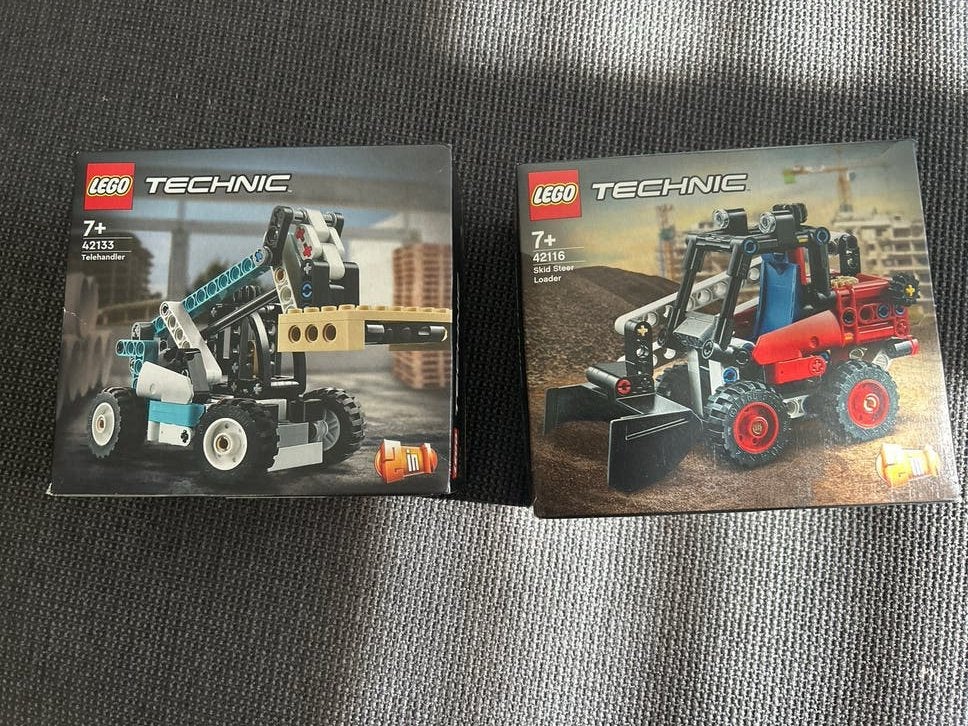 LEGO Technic 42116 Skid Steer Loader & 42133 Telehandler, Ophalen, Nieuw, Overige merken