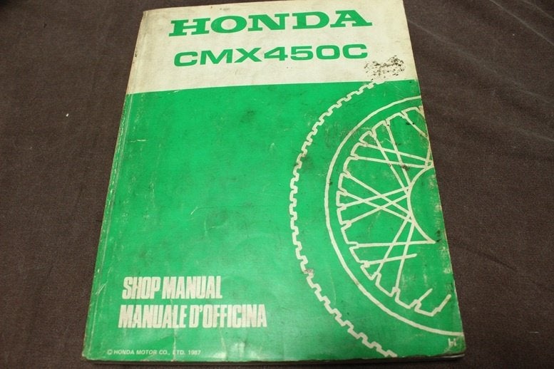 Honda CMX450 C 1987 motorcycle shop manual CMX 450C, Ophalen of Verzenden, Honda