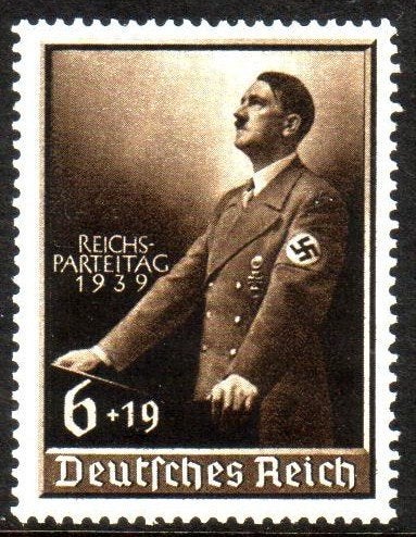 Hitler Zegel uit 1939 (DR 701), Ophalen of Verzenden, Overige soorten, Duitsland, Embleem of Badge