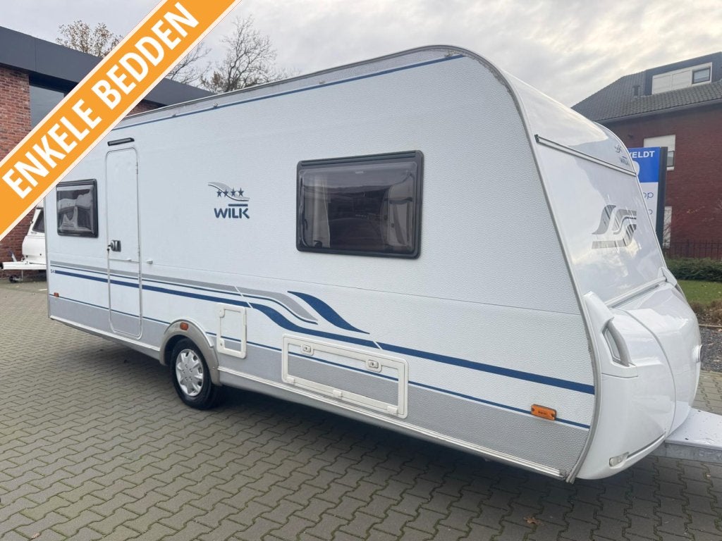 Wilk S4 530 UE / enkele bedden / alde / voortent, Caravans en Kamperen, Rondzit, Bedrijf, 5 tot 6 meter, Overige typen