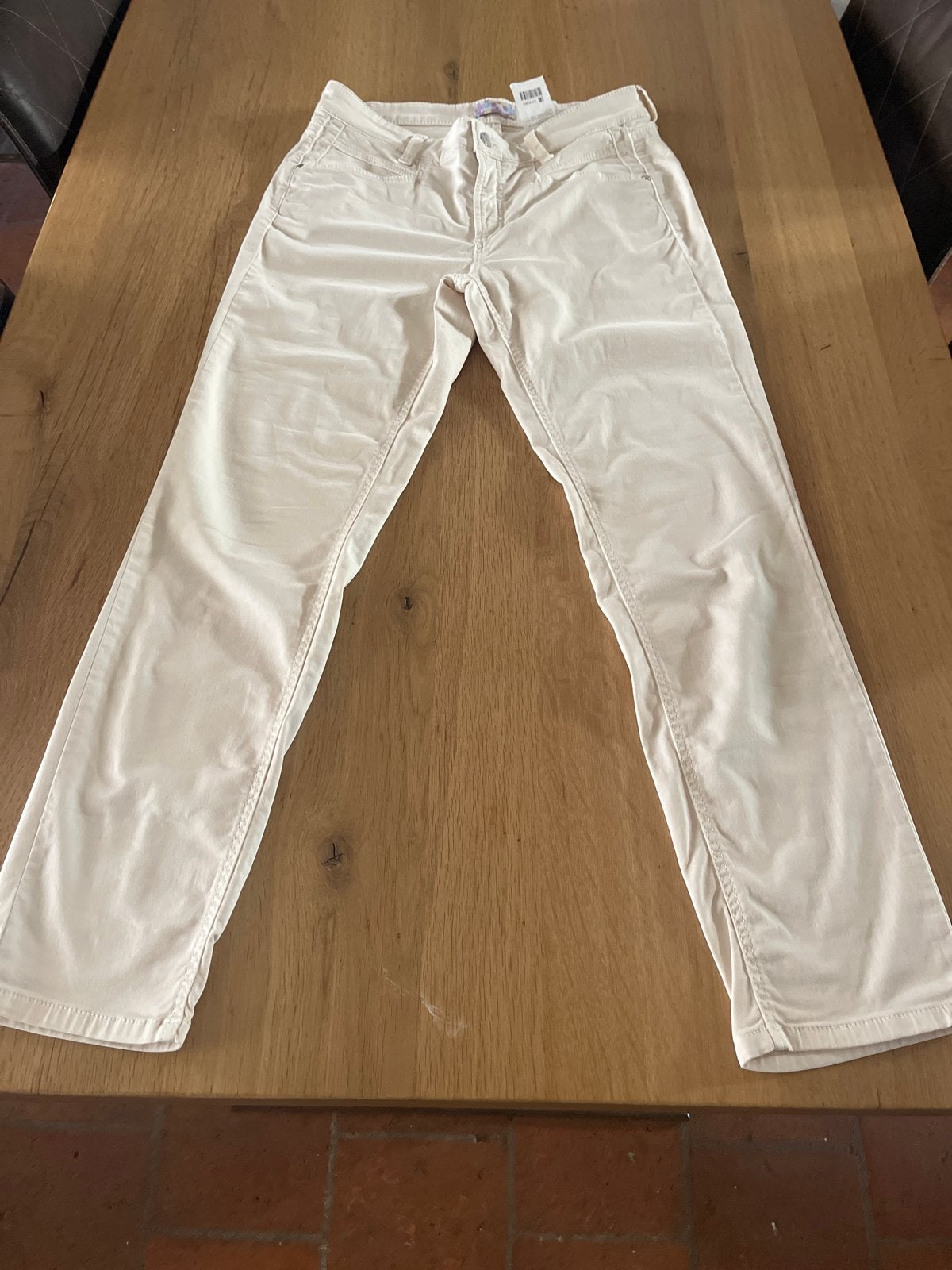 Off-white zomerbroek maat 40 - Cambio Jeans, Kleding | Heren, Broeken en Pantalons, Zo goed als nieuw, Ophalen of Verzenden