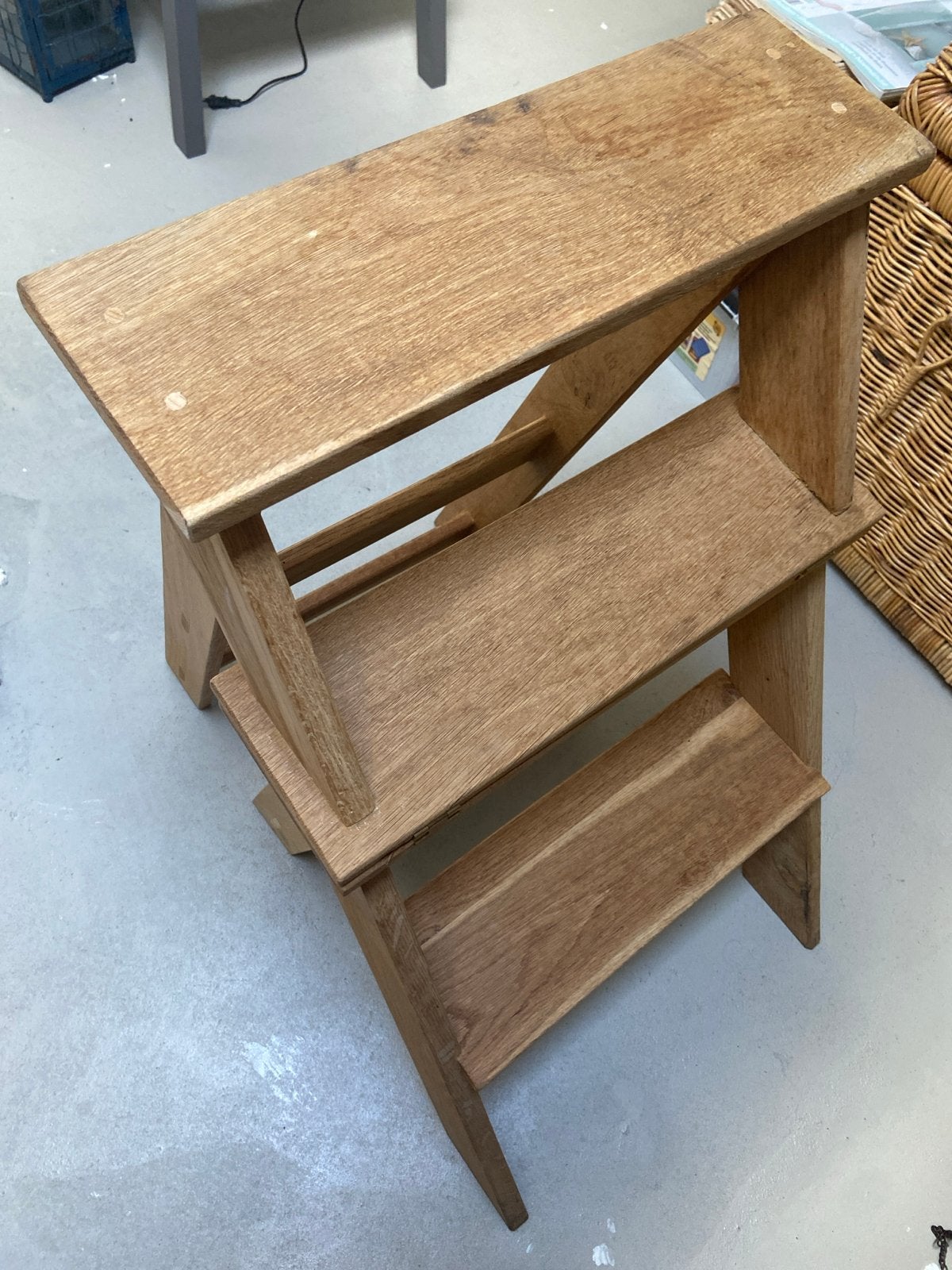 Houten opvouwbare trap/krukje - Vintage, Ophalen, Gebruikt, Trap, Opvouwbaar of Inschuifbaar
