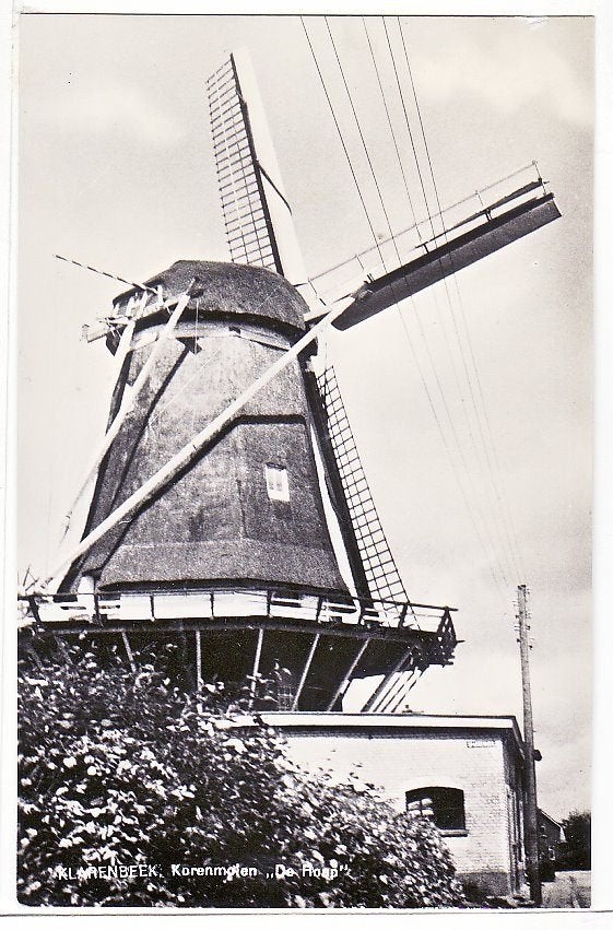 Klarenbeek (Gld) Korenmolen De hoop 1966., Verzamelen, Ophalen, 1940 tot 1960, Ongelopen, Gelderland
