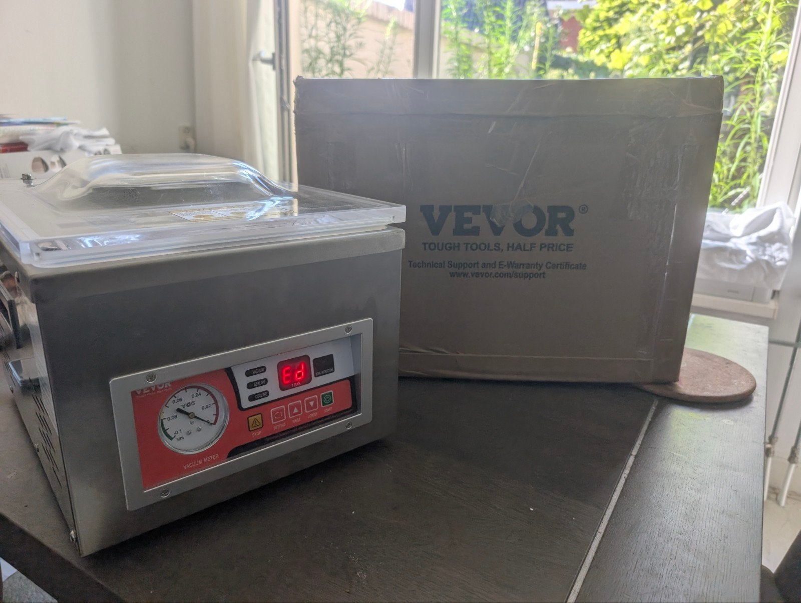 Vevor DZ-260A-V2 Kamer Vacuüm Sealer - Zo goed als nieuw, Ophalen of Verzenden, Zo goed als nieuw