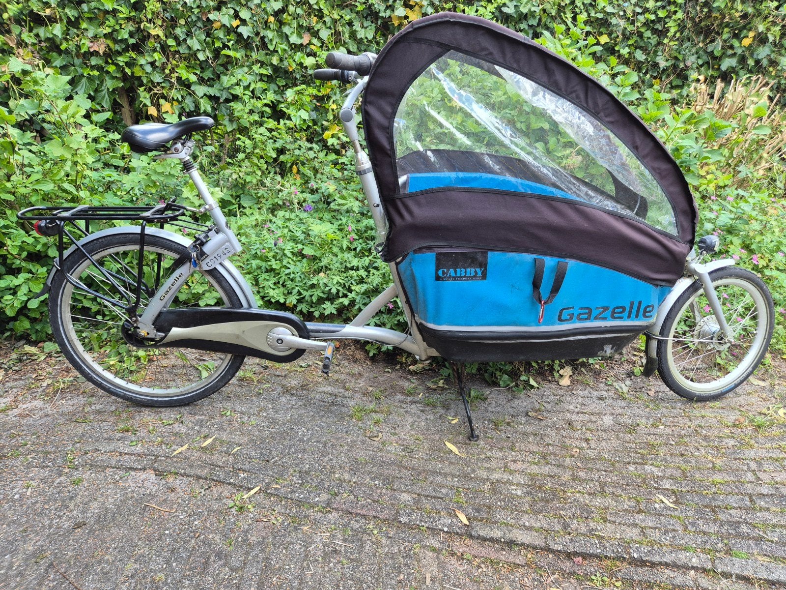 Gazelle Cabby, Fietsen en Brommers, Fietsen | Bakfietsen, Ophalen, Gebruikt, 3 kinderen, Gazelle