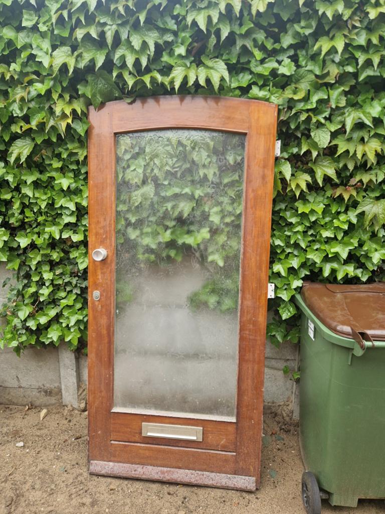 Voordeur, Doe-het-zelf en Verbouw, Kozijnen en Schuifpuien, Deurkozijn, 150 tot 225 cm, Hout, Ophalen