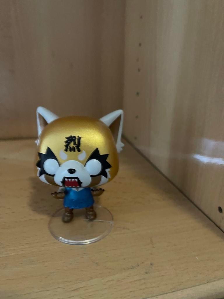 Funko Pop Aggretsuko Rage Mode Goud(zonder doos), Ophalen, Zo goed als nieuw