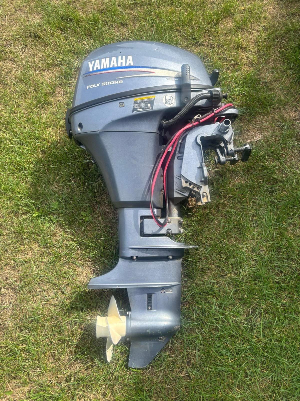 Yamaha 8pk Four Stroke elektrische start kort staart, Watersport en Boten, Buiten- en Binnenboordmotoren, Gebruikt, 5 tot 10 pk