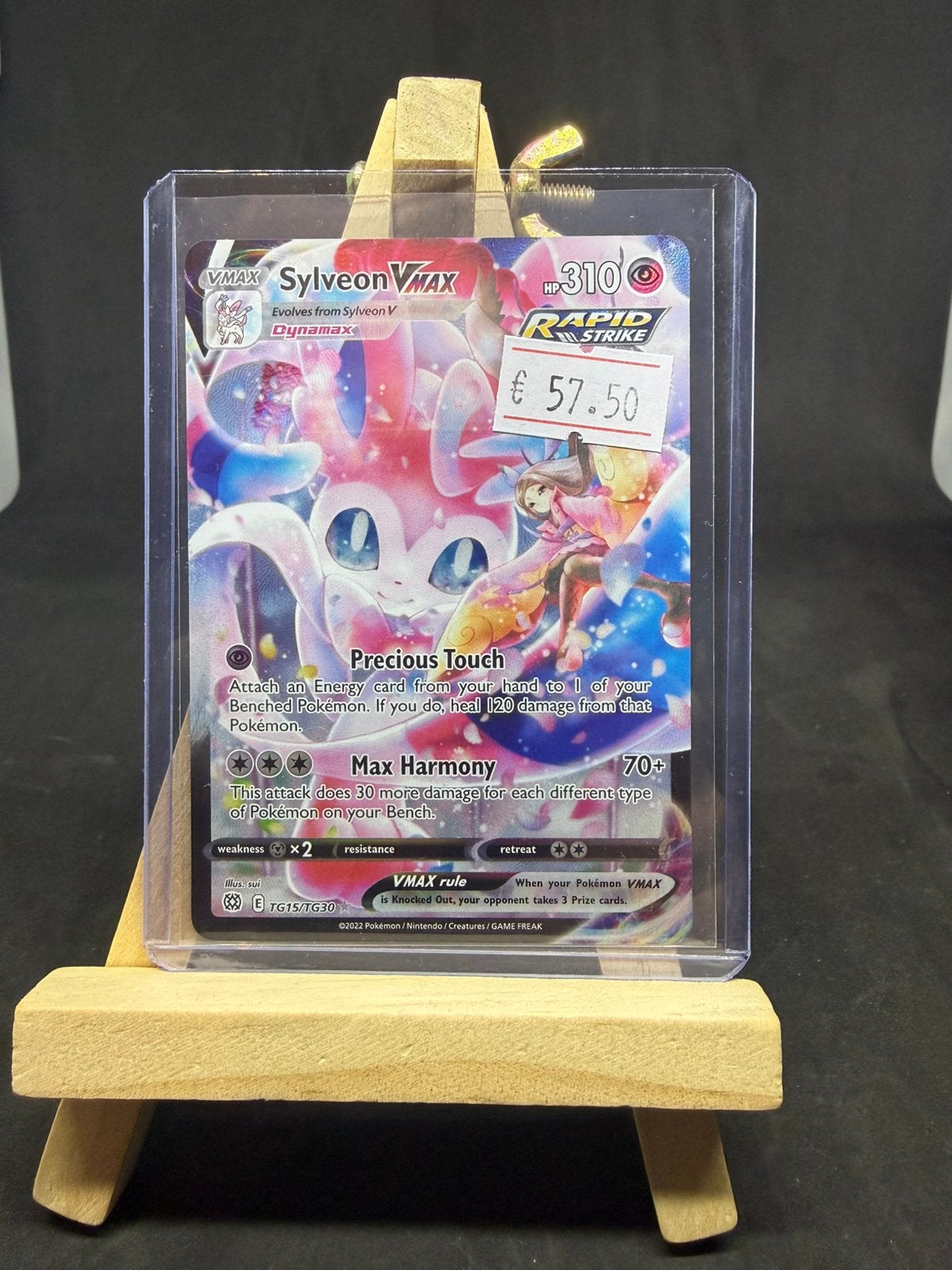 Sylveon vmax tg15/tg30 nm/nm, Ophalen of Verzenden, Zo goed als nieuw