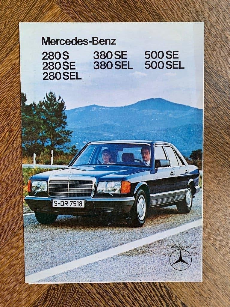Nederlandse brochure Mercedes-Benz S-klasse W126 1979, Boeken, Auto's | Folders en Tijdschriften, Zo goed als nieuw, Mercedes-Benz