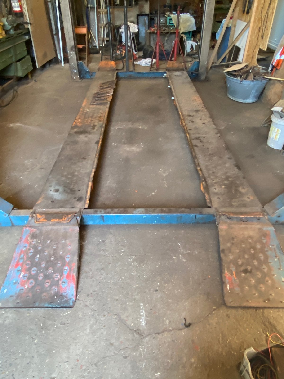 Platen hefbrug FOG 3,5 Ton, Auto diversen, Ophalen, Gebruikt
