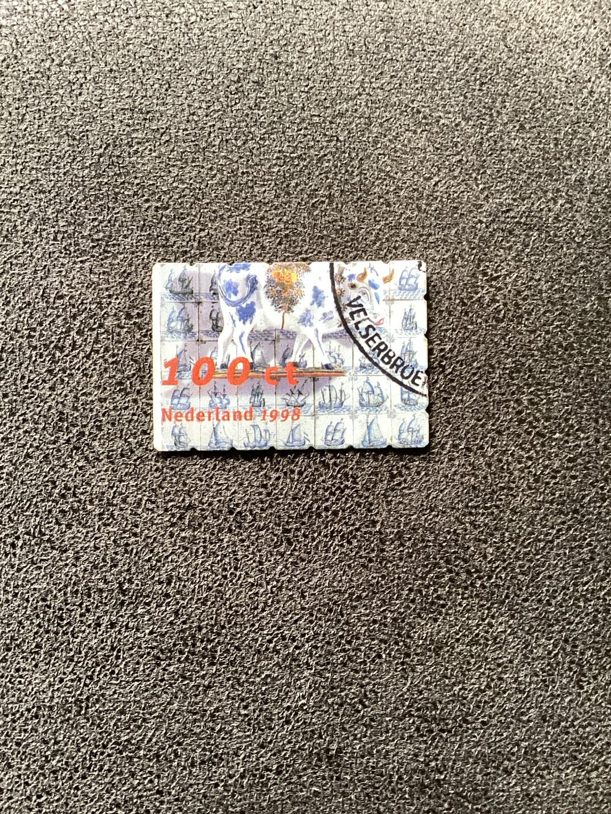 Nederland 1998 postzegel 100 ct Velsenbroek, Postzegels en Munten, Ophalen of Verzenden, Na 1940, Gestempeld