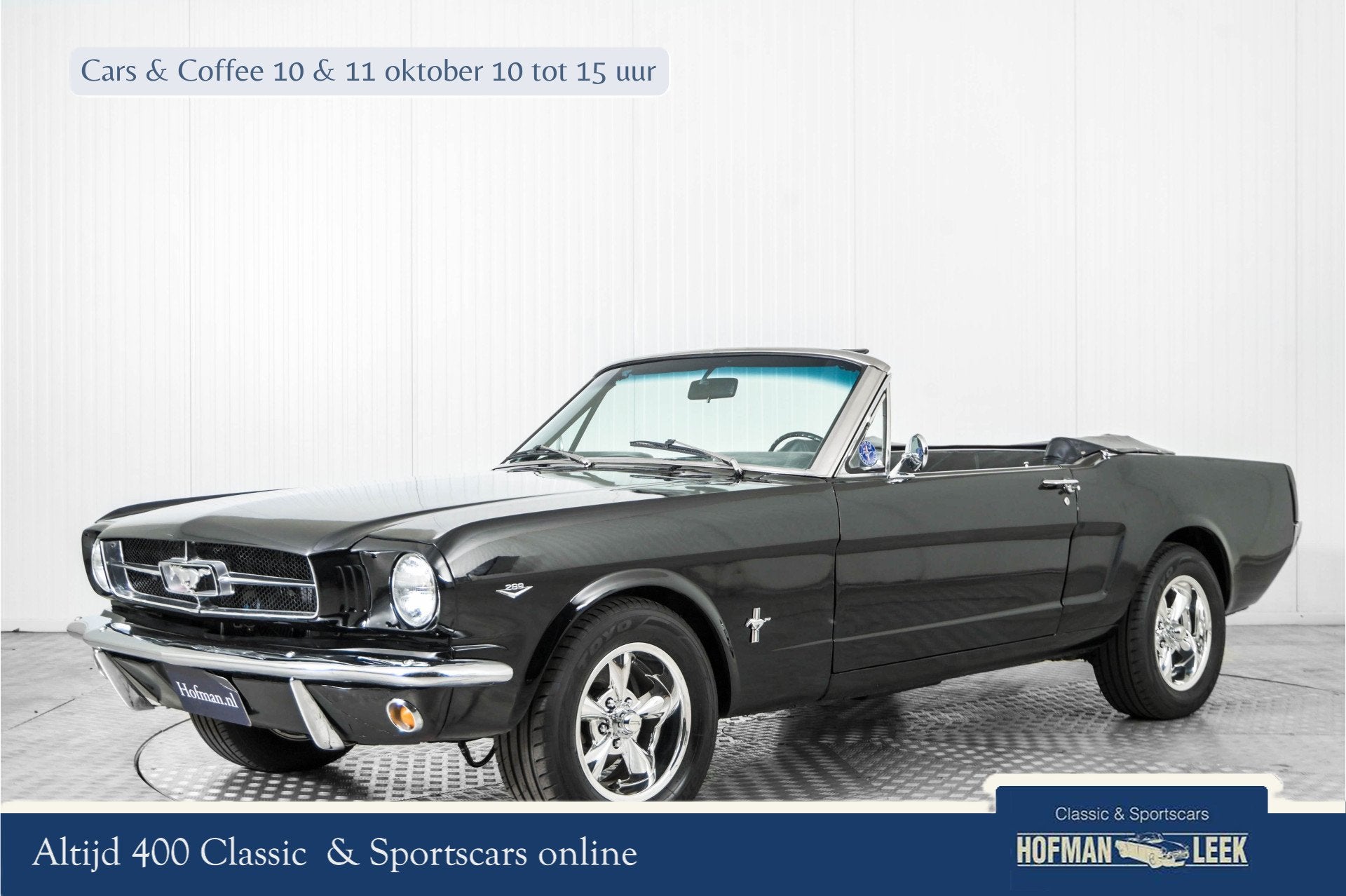 Ford Mustang 289 V8 automaat cabriolet (bj 1965), Auto's, Automaat, Gebruikt, 8 cilinders, Cabriolet