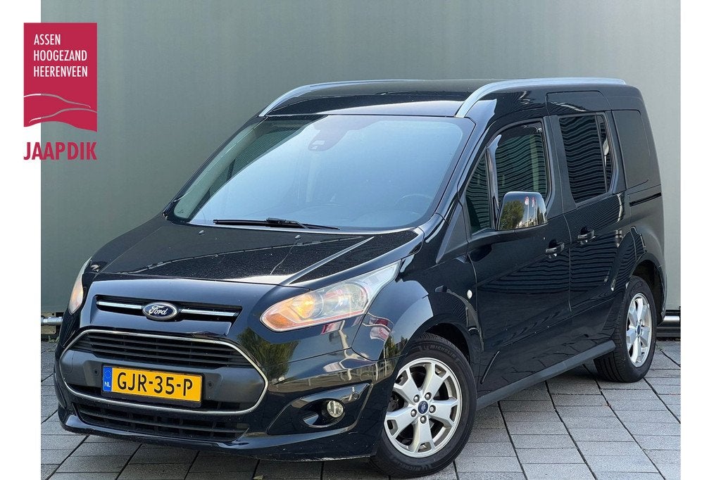 Ford Tourneo Connect Compact BWJ 2014 | 1.0 101PK Titanium |, Auto's, Voorwielaandrijving, Euro 5, Gebruikt, Zwart