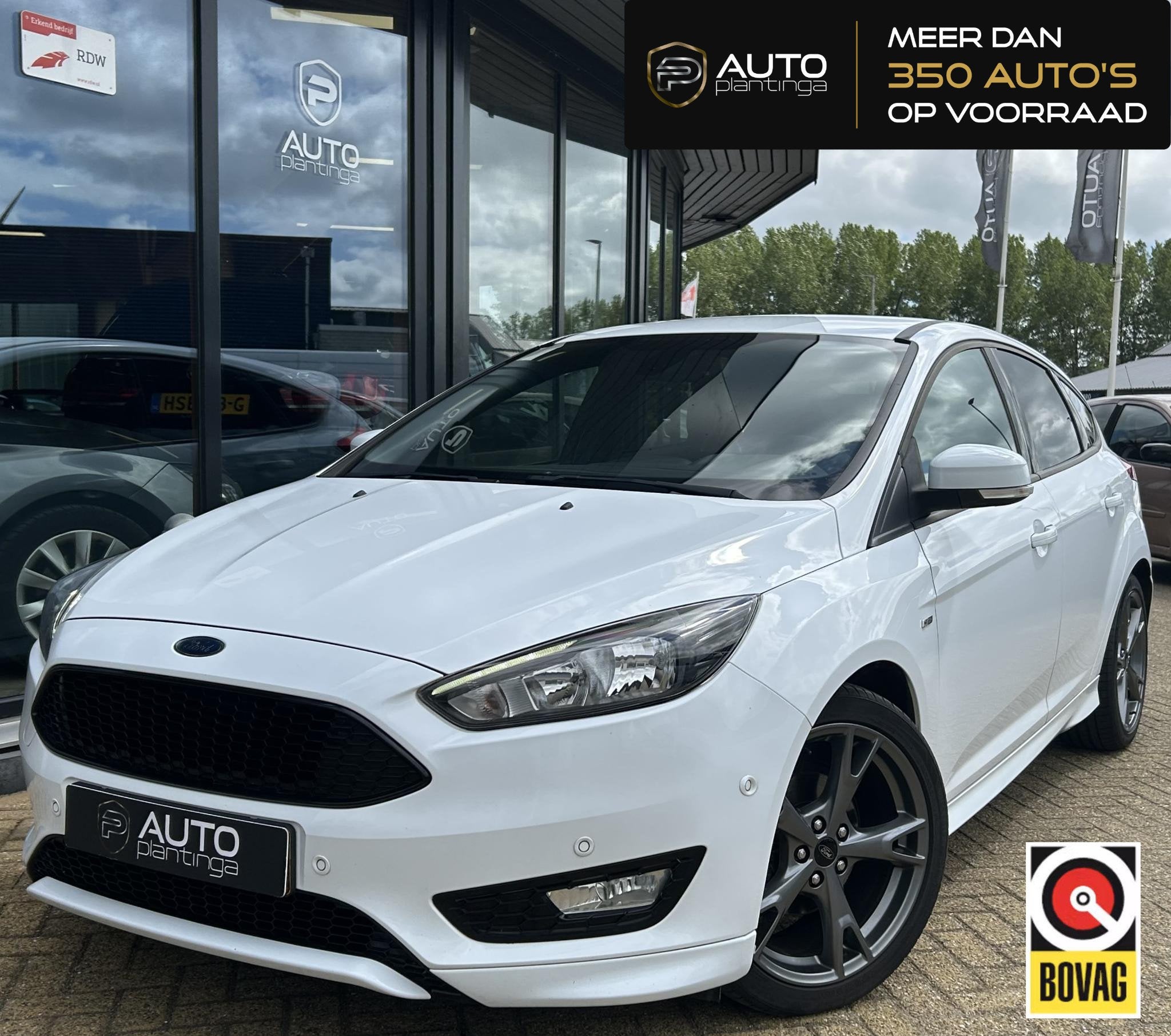 Ford Focus 1.0 ST-Line 125PK | NL AUTO | Achteruitrijcamera, Gebruikt, Euro 6, Wit, Origineel Nederlands