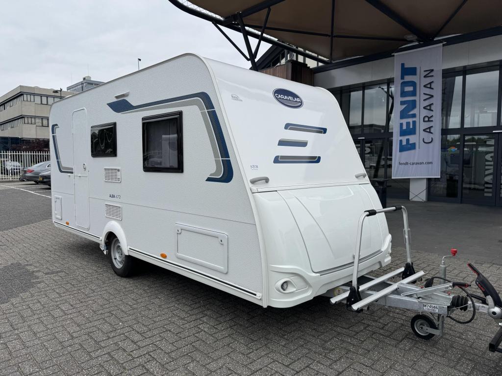 Caravelair Alba 472 2021 MOVER + 270 TENT!!!, Caravans en Kamperen, Overige typen, Bedrijf, Treinzit, 750 - 1000 kg