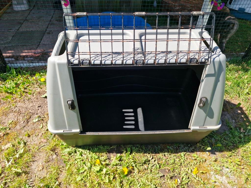 Ferplast honden bench/ vervoer box, Ophalen, Gebruikt, Minder dan 75 cm, Minder dan 65 cm