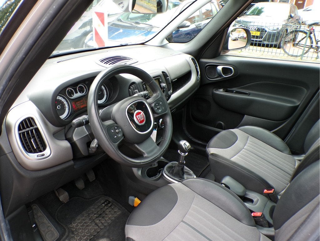 Fiat 500L 0.9 TwinAir Lounge van 1e eigenaar panorama dak n., Auto's, Fiat, Gebruikt, Euro 6, Parkeersensor, Origineel Nederlands