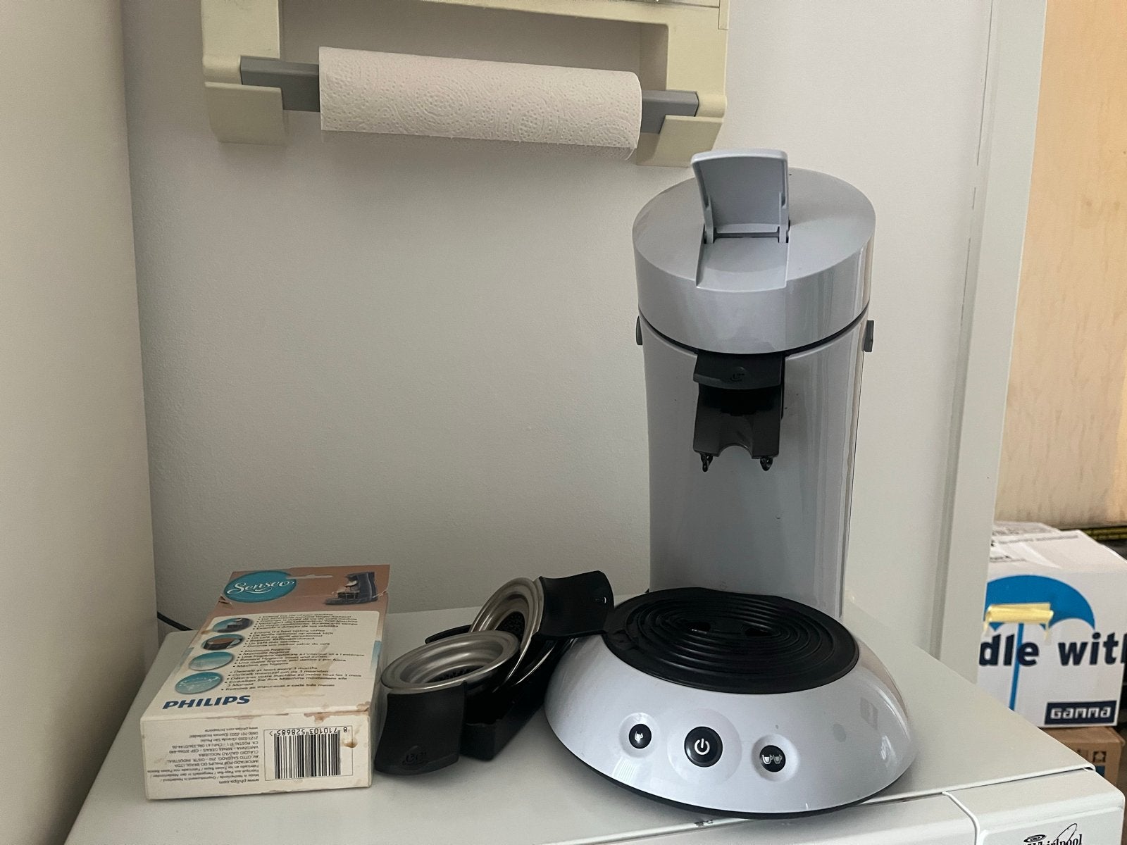 Philips Senseo koffiezetapparaat, Ophalen, Koffiepads en cups, Koffiemachine, Zo goed als nieuw