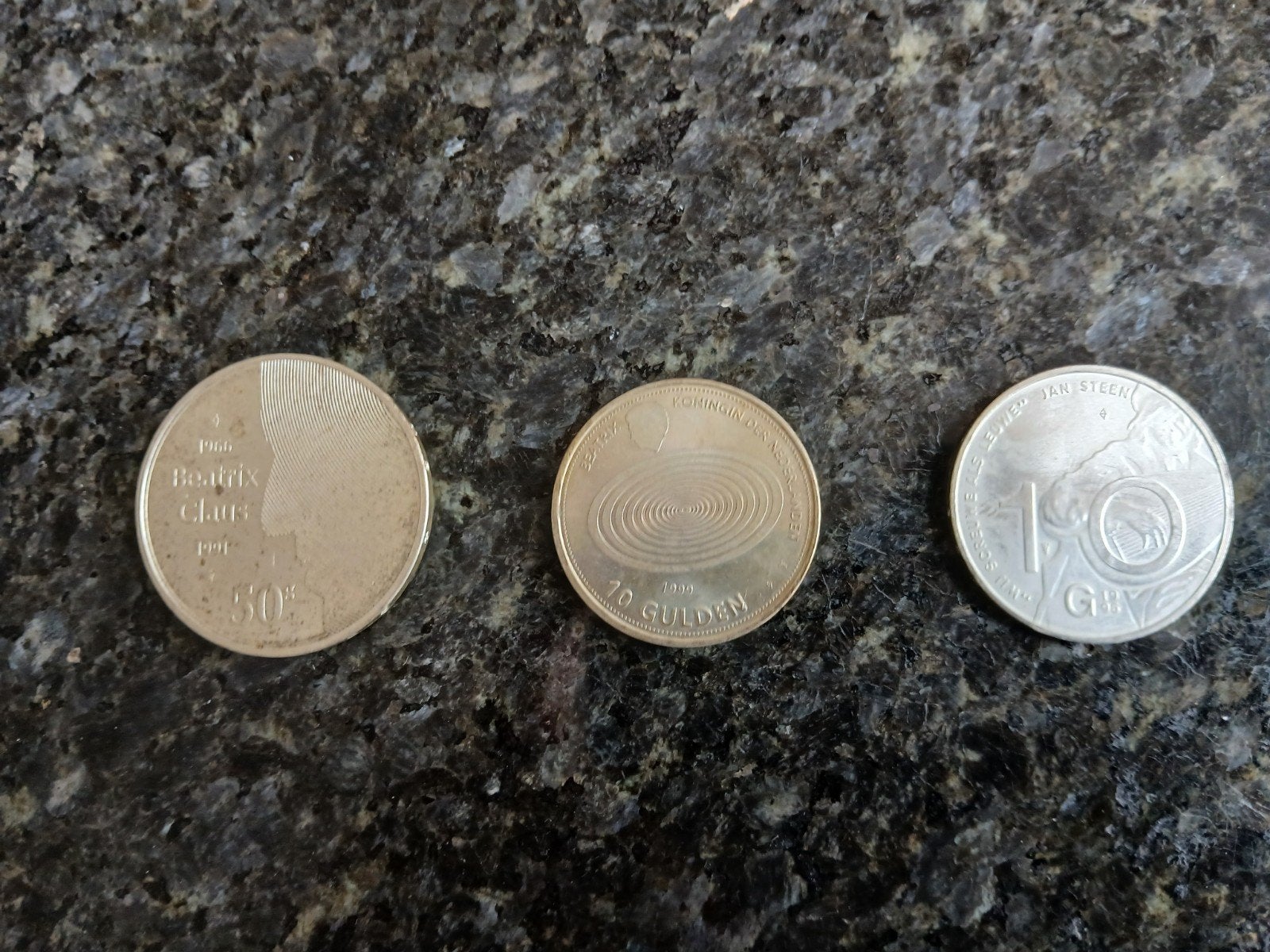 Set van 3 Nederlandse herdenkingsmunten, Postzegels en Munten, Munten | Nederland, Ophalen, Koningin Beatrix, 10 gulden, Setje