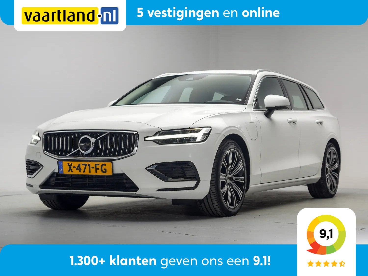 Volvo V60 2.0 T6 Techarge AWD Inscription Expression [ Trekh, Automaat, Gebruikt, 4 cilinders, Wit
