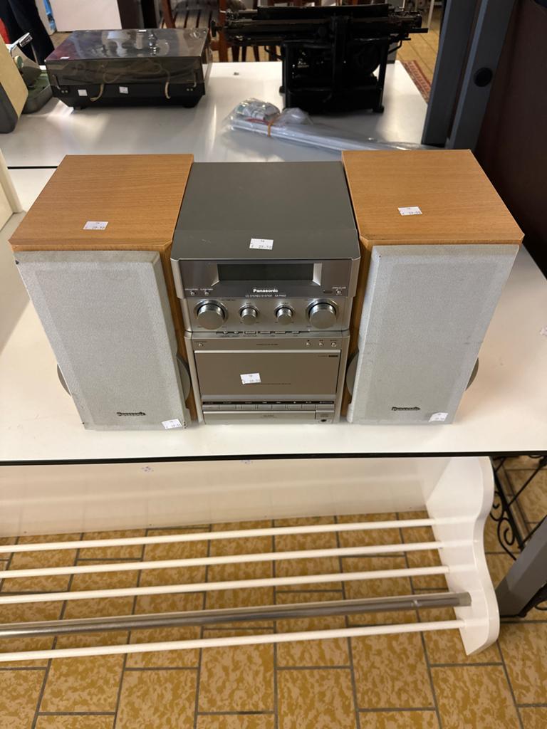 Panasonic Microset met CD-speler, tuner en speakers, Audio, Tv en Foto, Stereo-sets, Gebruikt, Microset, Cd-speler, Kringloop de markt Zeist