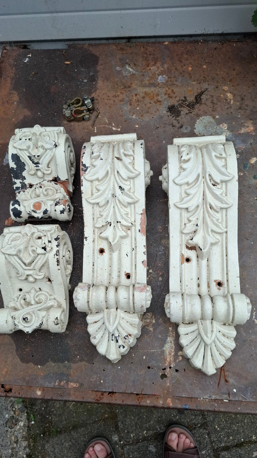 Decoratieve houten ornamenten en consoles, Antiek en Kunst, Ophalen