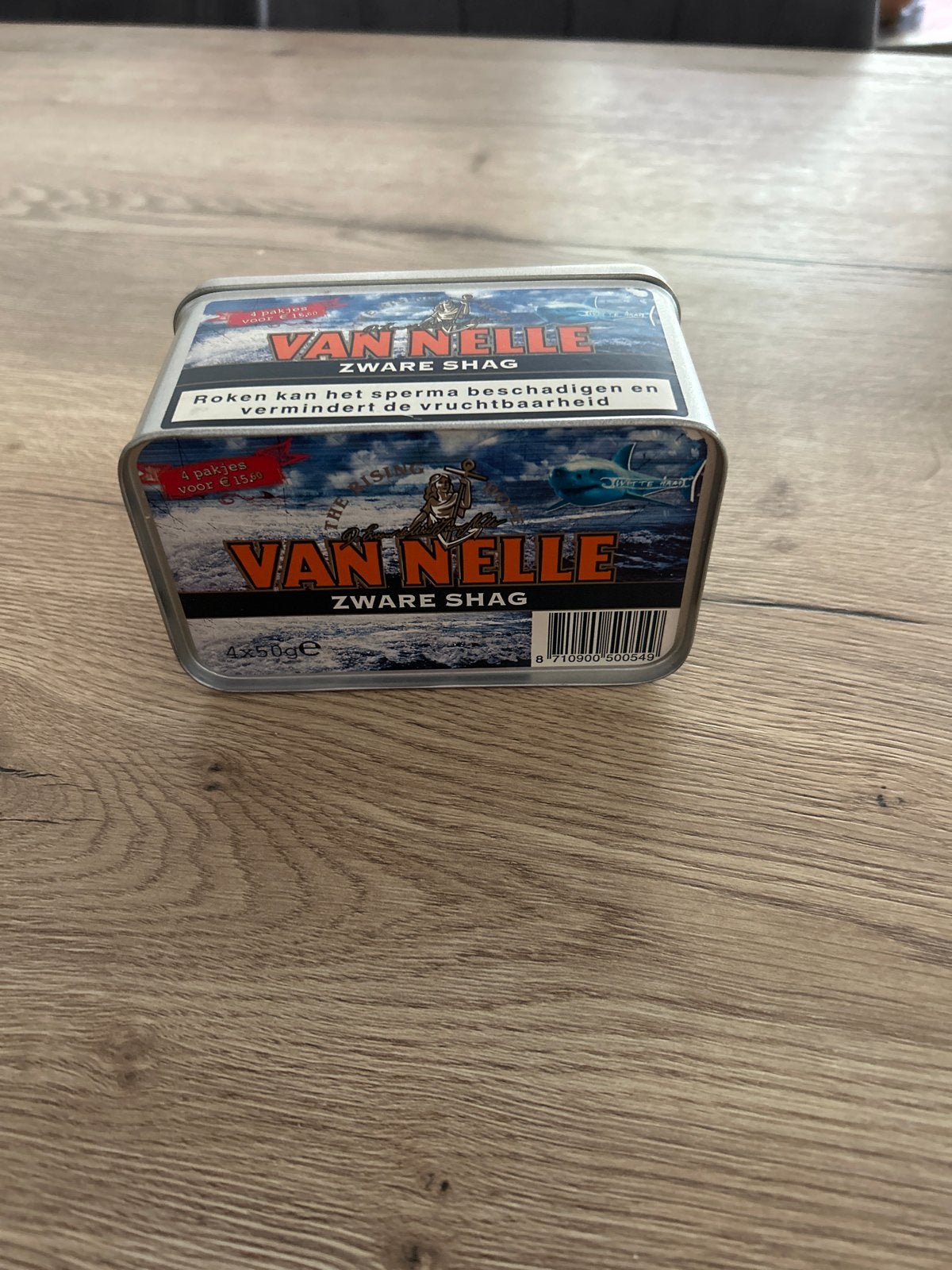 Vintage Van Nelle Zware Shag Tabaksblik - Nostalgie, Verzenden, Gebruikt, Overige, Van Nelle
