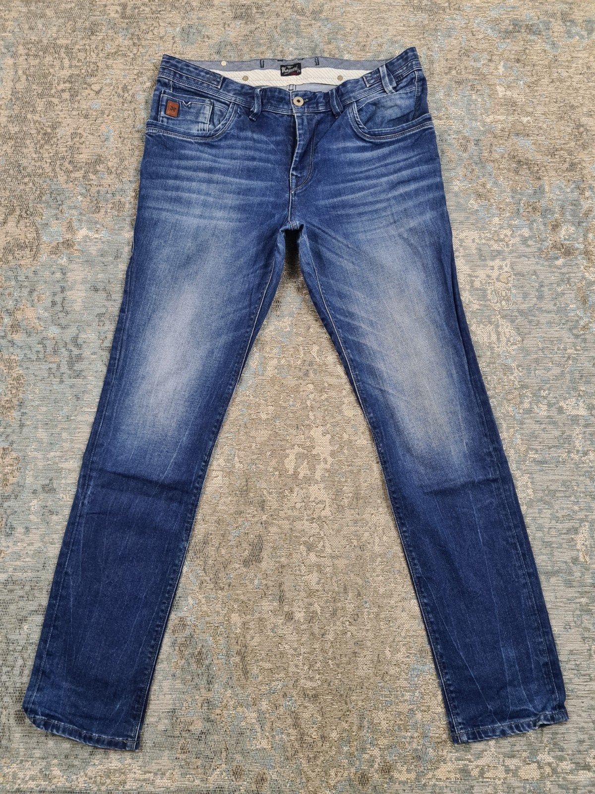 Vanguard V8 Racer W35 L34 Slim STRETCH Bronno3534 Blauw, W36 - W38 (confectie 52/54), New Yorkstraat 50, 1175 RD Lijnden, https://www.justbrands.nl/klantenservice