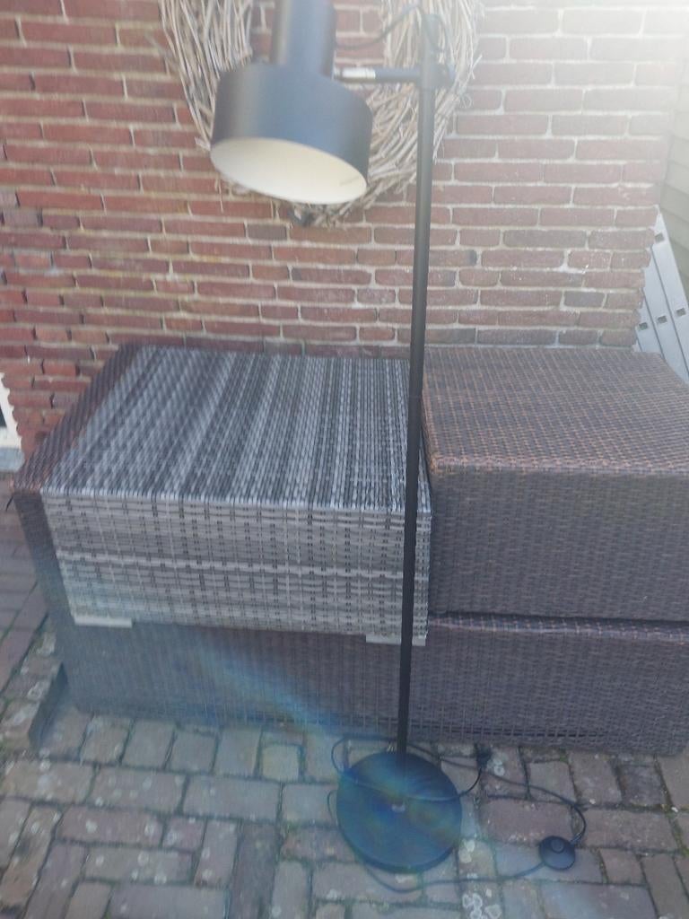Oude vloerlamp, werkend, Ophalen, Gebruikt, 100 tot 150 cm, Vintage