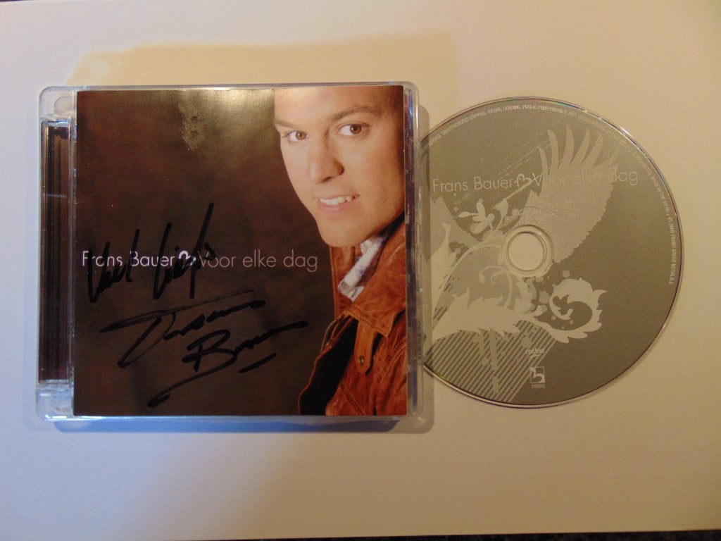 cd frans bauer gesigneerd, Ophalen of Verzenden, Zo goed als nieuw, Levenslied of Smartlap
