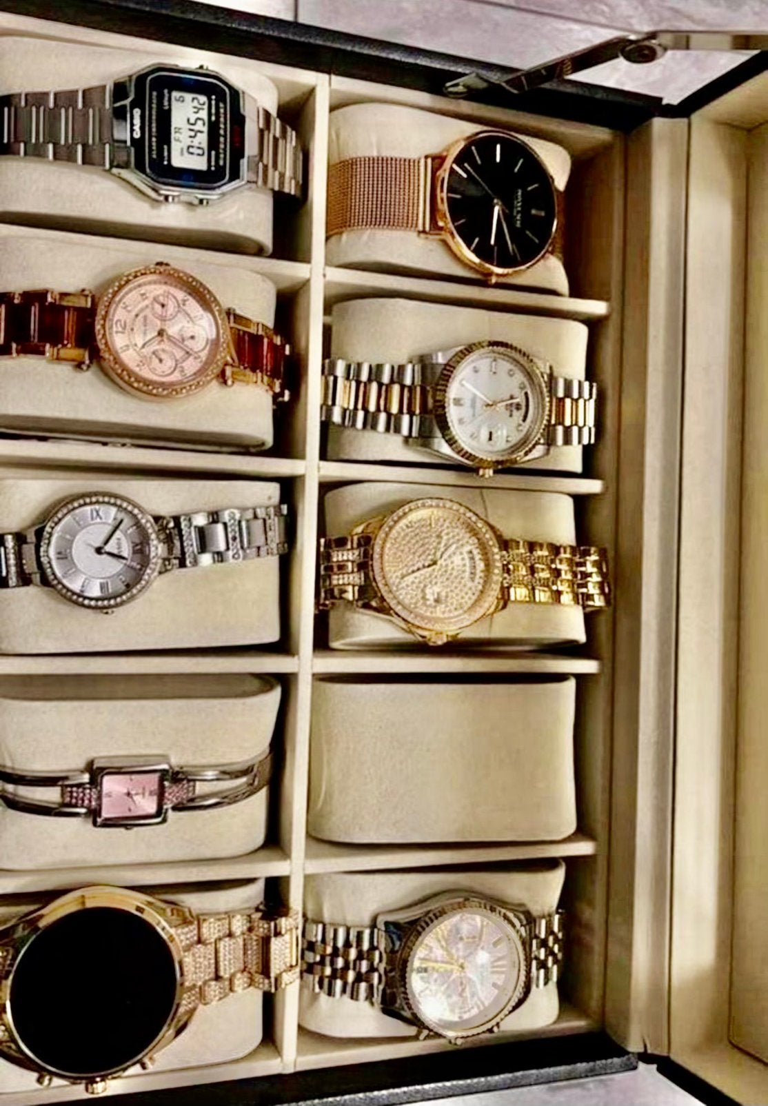 Orginele div dames horloges te koop, Ophalen, Zo goed als nieuw, Staal, Overige merken