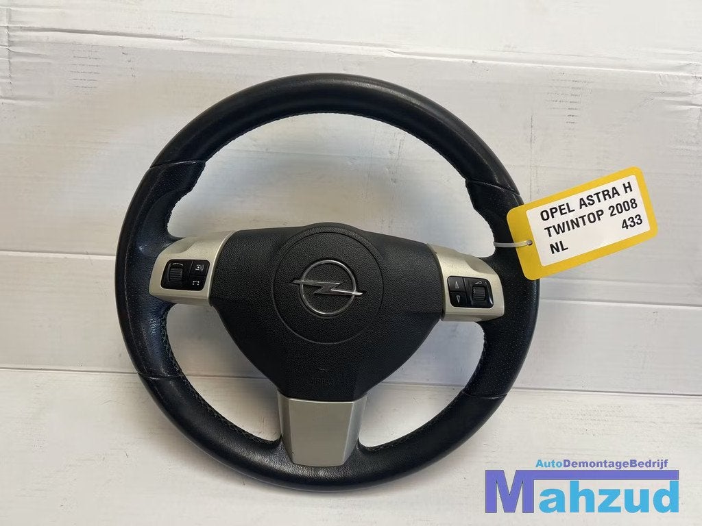 OPEL ASTRA H Leer stuurwiel stuur met airbag 2005-2010, Auto-onderdelen, Gebruikt, Opel Automobile GmbH, Ophalen of Verzenden