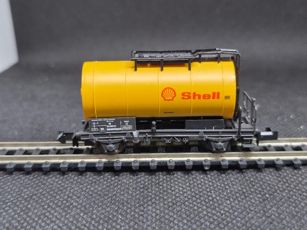 Roco 25038 - ketelwagen 'SHELL' (15124), Gebruikt, Gelijkstroom, Wagon, Ophalen of Verzenden
