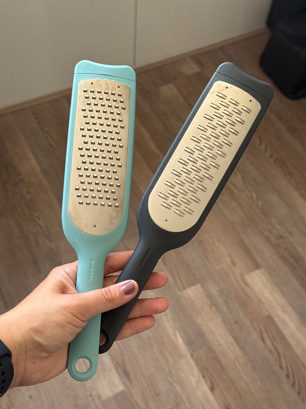 Brabantia rasp/snijder set - iets gebruikte staat, Overige typen, Ophalen of Verzenden, Zo goed als nieuw, Metaal