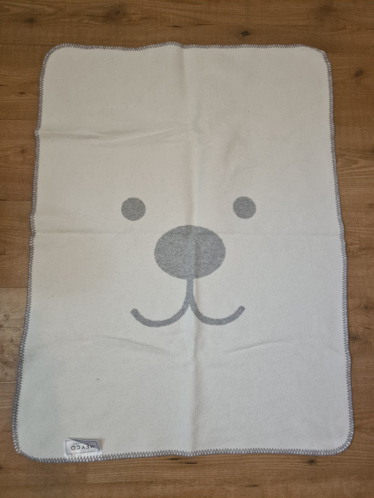 meyco ledikant deken 75x100, Kinderen en Baby's, Dekens, Slaapzakjes en Inbakerproducten, Ophalen, Grijs, Deken, Meyco