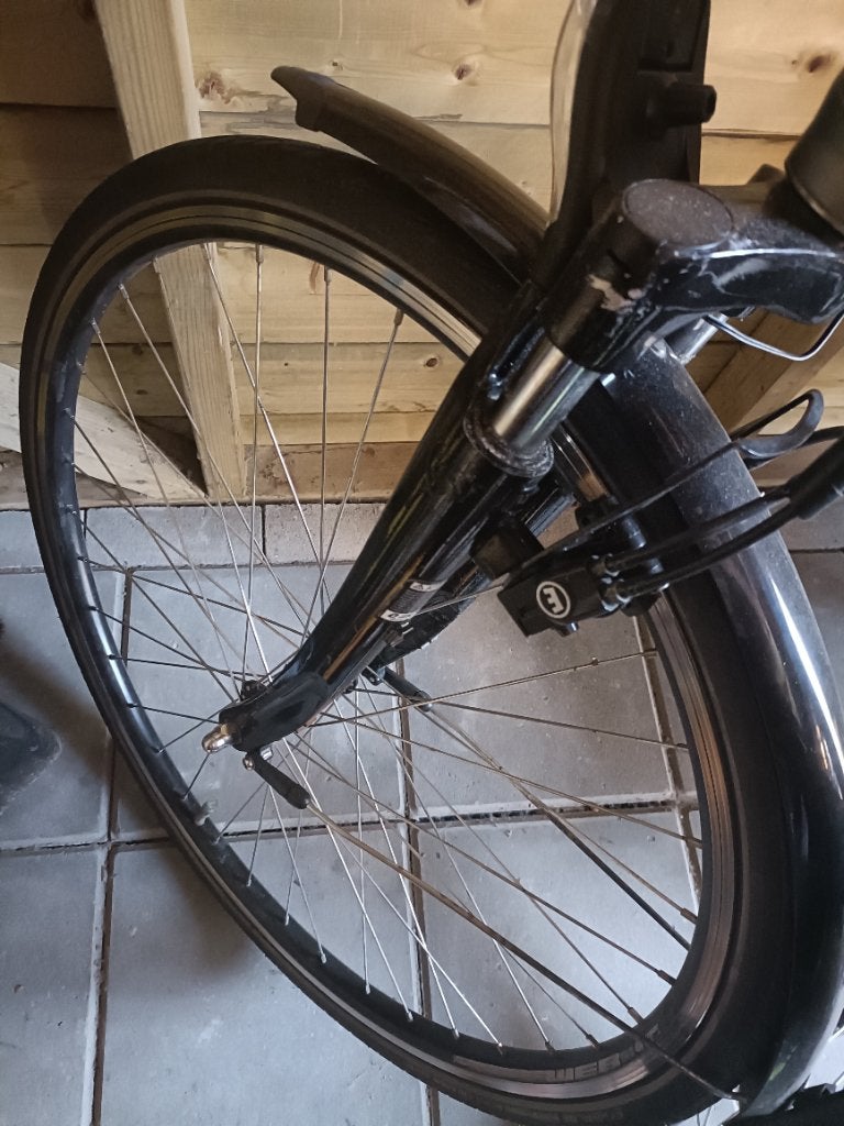 Electrische sparta dames fiets, Ophalen, Sparta, Gebruikt, 59 cm of meer