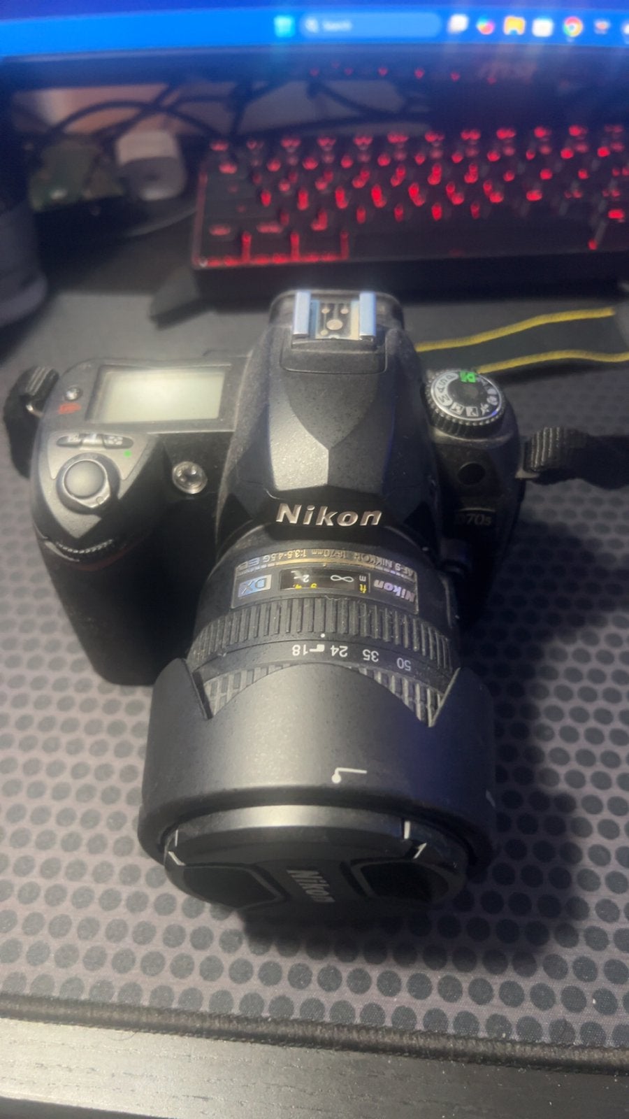 Nikon D70S + 18-50 F3.5-4.5 lens, Audio, Tv en Foto, Ophalen of Verzenden, Zo goed als nieuw, Spiegelreflex, Nikon
