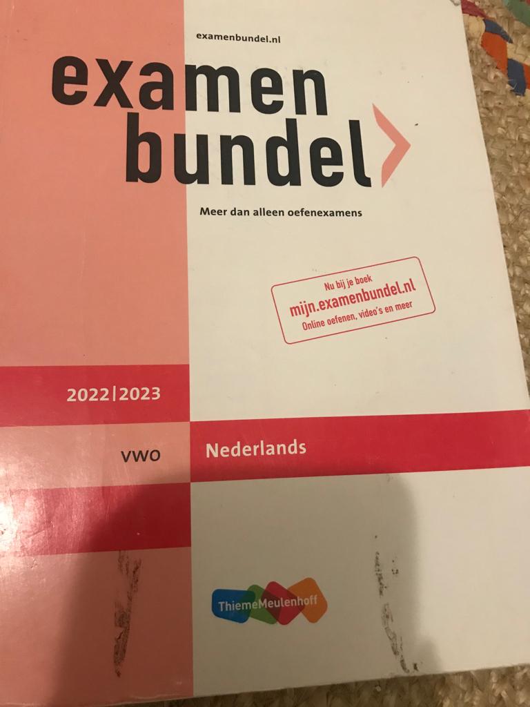 Examenbundel Nederlands vwo ( zie je mijn andere advertentie, Ophalen, Zo goed als nieuw, VWO, Nederlands