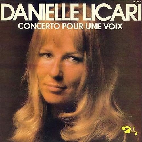 Danielle Licari – Concerto Pour Une Voix 1974 pop /chanson, LP, Gebruikt, Pop, Originele persing
