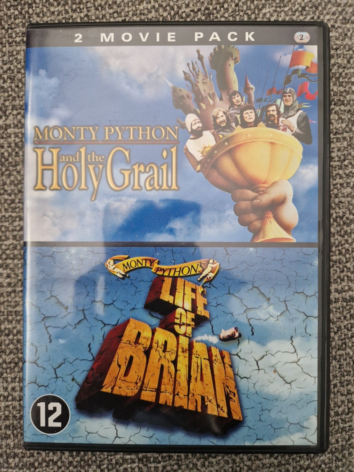 Monty Python 2 Movie Pack: Holy Grail & Life of Brian DVD, Nederlands, Ophalen of Verzenden, Vanaf 12 jaar, Inclusief doosje